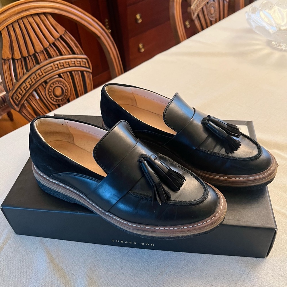 Clarks womens tassel loafers